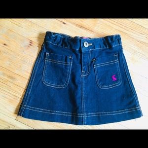 Joules denim skirt- New With Tags